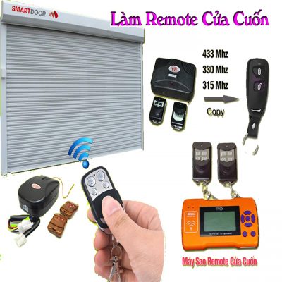 Làm remote cửa cuốn